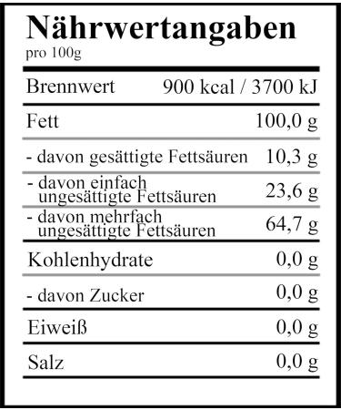 Original Bike Shower Linseed Oil 500ml - Cold Pressed 100% Natural Omega 3 Vegan from Spreewald Village Raddusch - Buy Online on GoSupps.com