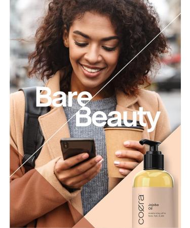 Organic Jojoba Oil - 8 fl oz | Natural Moisturizer for Face, Hair, and Skin | Paraben, SLS, and Fragrance-Free - Buy Online on GoSupps.com