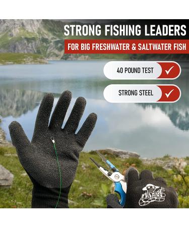 Steel Fishing Leaders with Swivels Assortment - Saltwater & Freshwater Fishing Line for Rigs - Strong Tackle for Anglers - Buy Online on GoSupps.com
