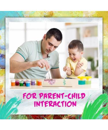 12 Pcs 6'' Unfinished Wooden Canvas Panel Boards for Painting - Square, Hexagon, Triangle Shapes | Arts Crafts Supplies - Buy Online on GoSupps.com