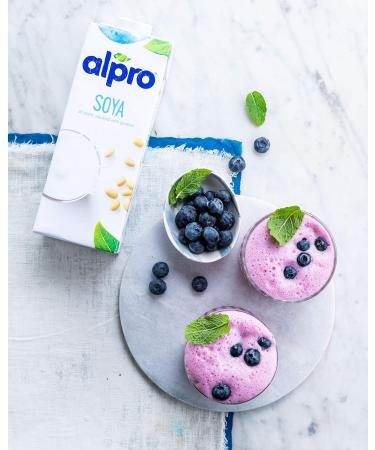Alpro Almond Plant-Based Long Life Drink Vegan & Dairy Free 1L (Pack of 8) & Soya Plant-Based Long Life Drink Vegan & Dairy Free 1L (Pack of 8) + Plant-Based Long Life Drink - Buy Online on GoSupps.com