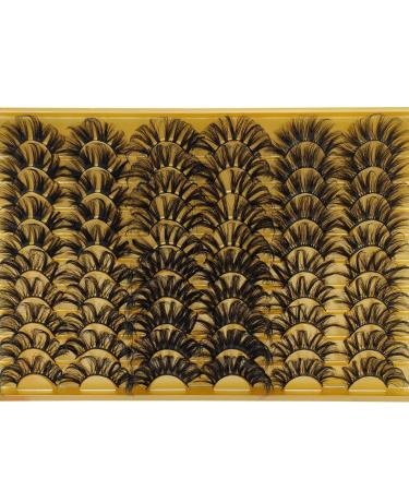 25MM Fluffy Mink False Eyelashes - 30 Pairs in 6 Styles - Dramatic 5D Full Volume Wispy & Curly - Wholesale by BEFACL - Buy Online on GoSupps.com