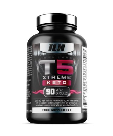 Iron Labs T5 Xtreme: Keto Edition - High Potency Keto Booster - Keto Supplement for Men & Women (90 Capsules)
