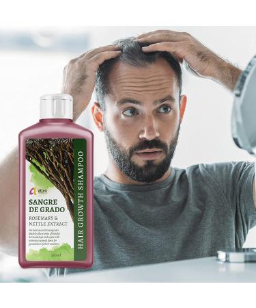 ATIVO Wellness Sangre De Grado Hair Growth Shampoo - 500ml with Rosemary & Nettle Extract - Buy Online on GoSupps.com