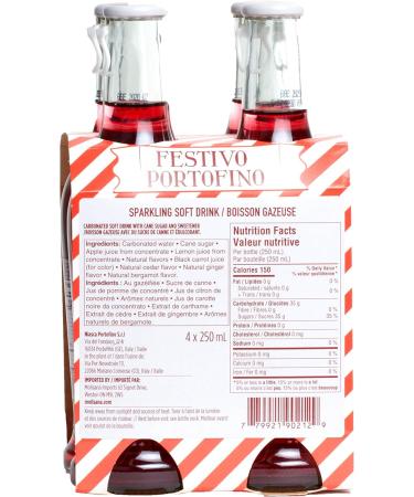 Niasca Portofino Festivo Portofino Italian Bitter Tonic Glass Bottle 250 ml (4 Count) Festivo Italian Bitter Tonic - Buy Online on GoSupps.com