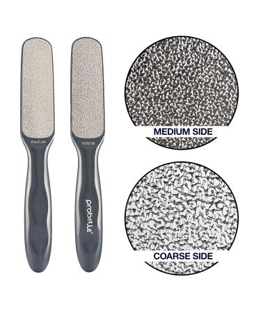 Probelle Double Sided Multidirectional Nickel Foot File Callus Remover - Instantly Reduce Calluses and Corns to Powder, Safe Tool (Dark Grey) - Buy Online on GoSupps.com