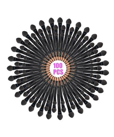 2-in-1 Mini One-Way Lip & Eyeshadow Brush Set - 100 Pieces for Flawless Makeup Application | Rose Blower Design - Buy Online on GoSupps.com