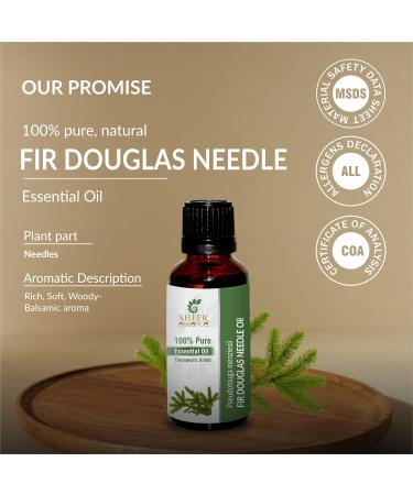 Buy 100% Pure Fir Douglas Needle Oil 15 ML - Natural Therapeutic Grade Essential Oil | International Shipping Available - Buy Online on GoSupps.com