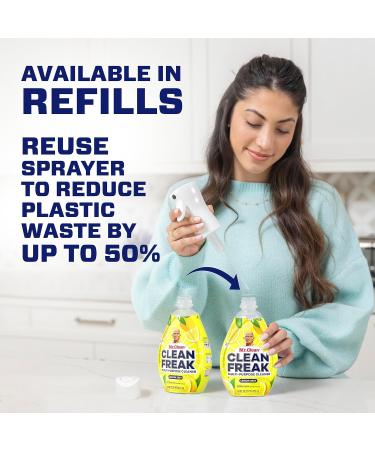 Clean Freak Deep Cleaning Multi Surface Mist Sprayer Refill Lemon 16-oz. -79130 - Buy Online on GoSupps.com