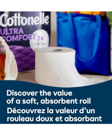 Cottonelle Ultra Comfort Toilet Paper Strong Toilet Tissue 24 Mega Rolls (24 Mega Rolls 96 Regular Rolls) 244 Sheets per Roll Packaging May Vary 24 Mega NEW - Buy Online on GoSupps.com