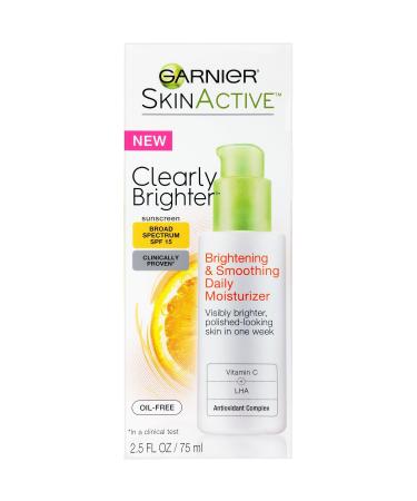 Garnier SkinCare Active SPF 15 Face Moisturizer with Vitamin C - Clearly Brighter 2.5 fl. oz - International Shipping Available - Buy Online on GoSupps.com