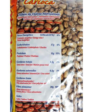 Camil Pinto Bean 35.27 oz - Feijao Carioca 1kg - Pack of 2 - Buy Online on GoSupps.com