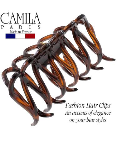 Camila Paris CP3519 Large Hair Claw Clip for Thick, Long, Wavy Hair - Strong Hold, No Slip Grip, Tortoise Shell - Made in France - Buy Online on GoSupps.com
