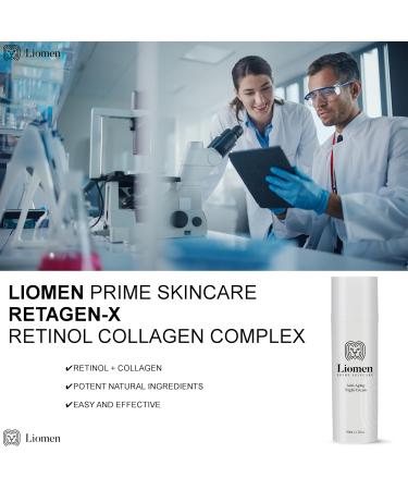 Prime Skincare Anti-Aging Cream for Men | Natural Retinol Night Cream with Collagen Hyaluronic Acid & Vitamin E - Reduce Fine Lines & Wrinkles (50ml - Buy Online on GoSupps.com