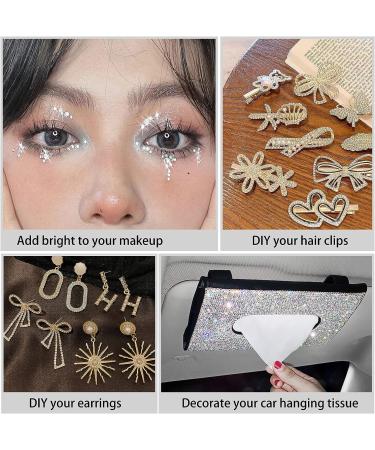 2500PCS 4mm Black Rhinestone Flatback Crystals - Nail Rhinestones for Makeup/Crafting - Buy Online on GoSupps.com