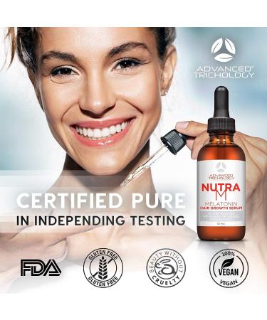NutraM Hair Growth Serum - Dermatologist Approved by AHLS | Scalp DHT Blocker for Thinning Hair | Men and Women | 20 Years of Hair Regrowth Expertise - Buy Online on GoSupps.com