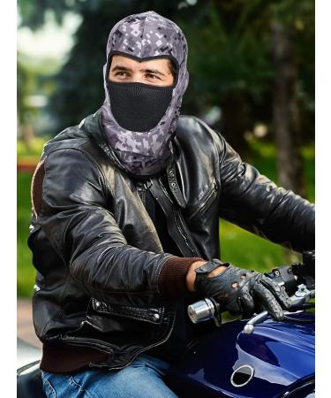 Sumind 6-Piece Summer Balaclava Face Mask Set | Breathable Sun Dust Protection & Long Neck Cover for Outdoor Activities - Camouflage Colors - Buy Online on GoSupps.com