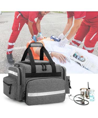 Damero Professional Medical Bag | First Responder Trauma Bag for EMT/EMS | Gray (Bag ONLY) - Buy Online on GoSupps.com