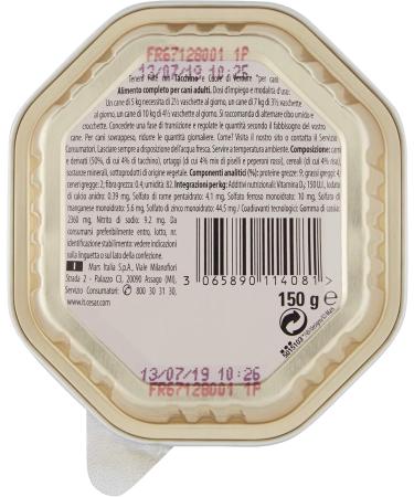 Cesar S lections du Potager Dog Food with Turkey Vegetable Hearts and Rice Mix 150 g - 14 tubs - Buy Online on GoSupps.com