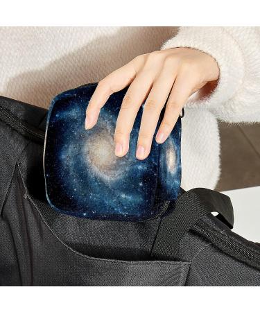 Galaxy Vortex Starry Sky Period Kit Bag | Portable Menstrual Cup & Sanitary Napkin Storage Pouch | Zipper Closure | for Women, Teens, Girls | Color 12 - Buy Online on GoSupps.com