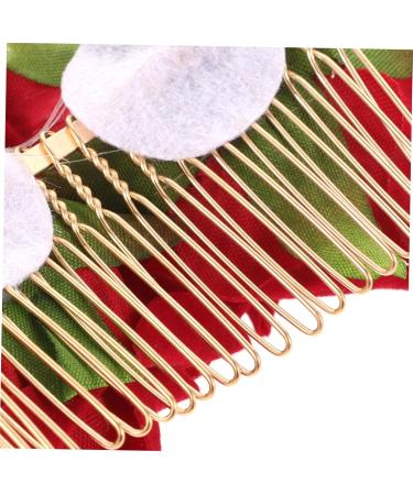 FRCOLOR Bridal Rose Hair Comb rose bridal hair flower hair bridal headpiece bride headpieces for wedding hanfu hair clip wedding party hair floral hair side Bride Hair Comb - Buy Online on GoSupps.com