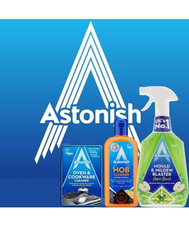 Marigold & Astonish Bundle:Kitchen & Bathroom Cleaning Solutions - Oven and Cookware Cleaner 150g HOB Antibacterial 235ml Mould & Mildew Blaster with Marigold Gloves(M) - Buy Online on GoSupps.com