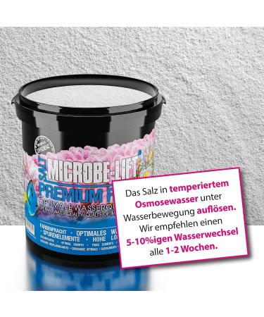 Microbe-Lift Premium Reef Salt - 10 kg | Quality Sea Salt for Coral Care | Fast Solubility & Long-Term Growth - Buy Online on GoSupps.com