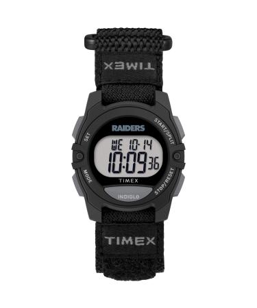 Timex Unisex NFL Rivalry 33mm Digital Watch Oakland Raiders