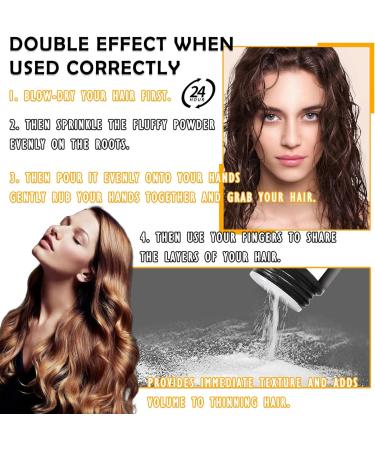 Hair Styling Powder Matte Volume Powder Hair Texture Powder Hair Powder for Men and Women Keeps Hair Voluminous all Day Long (2 Pcs) 2p - Buy Online on GoSupps.com