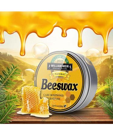 Beeswax Wood Restoration 7oz Natural Beeswax Wood Restorer | Waterproof Brighten Furniture Beeswax Polish for Home Items Protection Zukpumne - Buy Online on GoSupps.com