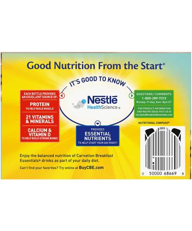 Carnation Breakfast Essentials Cinnabon Nutritional Drink - Delicious and Nutritious - Buy Online on GoSupps.com