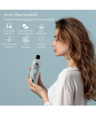 Diamond Hair Daily Sensitive Scalp Shampoo 330ml hairdresser quality with keratin to accelerate hair growth anti-dandruff and an effective solution against hair loss at - Buy Online on GoSupps.com