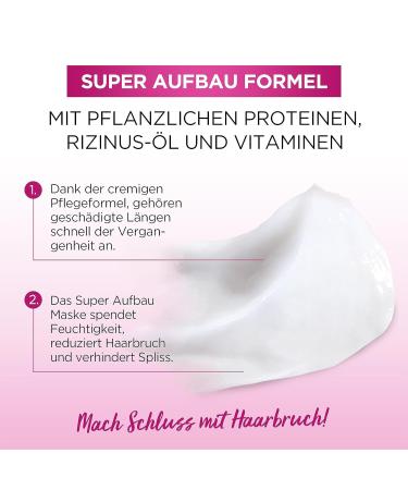 L'Or al Paris Elvital Anti-Spliss Haarmask | Intensive Treatment for Long Damaged Hair - 300ml with Vegetable Vitamins & Castor Oil - Buy Online on GoSupps.com