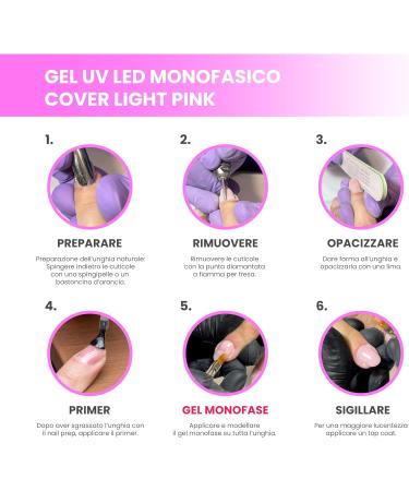  Nail Store Nailstore UV LED Gel Builder Monophasic Cover Light Pink Medium Density Self-Levelling Ideal for Baby Boomer Suitable for Recharging and Stretching with Card (30 g) - Buy Online on GoSupps.com