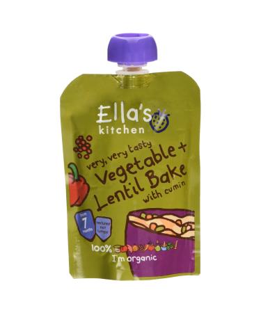 Ella's Kitchen Organic Vegetable Bake with Lentils 130g - Buy Online on GoSupps.com