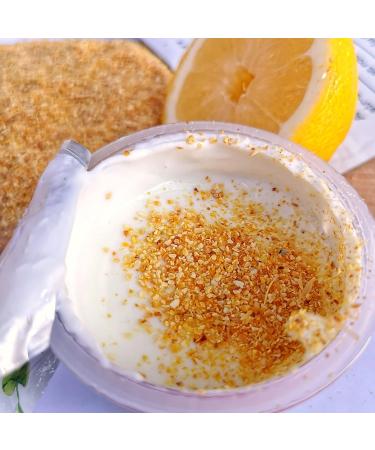 Pure Whole Dried Lemon Powder - Lemon Peel Zest for Turkish Tea, Cheesecake, Smoothies | Cleansing Powder for Lemon Tea | Coarse Lemon Powder - Buy Online on GoSupps.com
