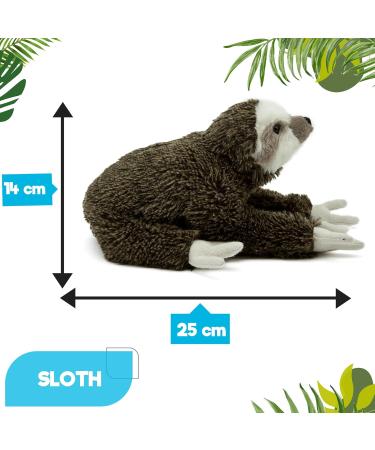Zappi Co Ultra Soft Sloth Plush Toy (24.5cm) - Eco-Friendly Newborn Gift - Buy Online on GoSupps.com