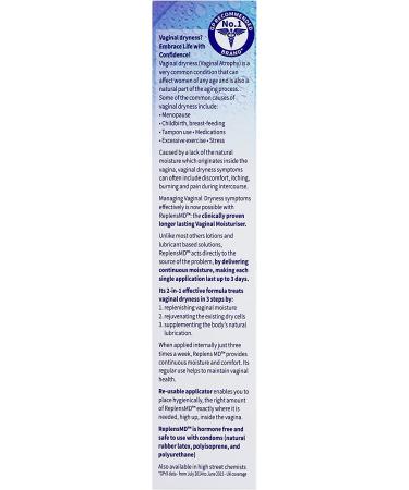 Replens MD Vaginal Gel - 4 Week Supply, 12 Applications | Health & Beauty - Buy Online on GoSupps.com
