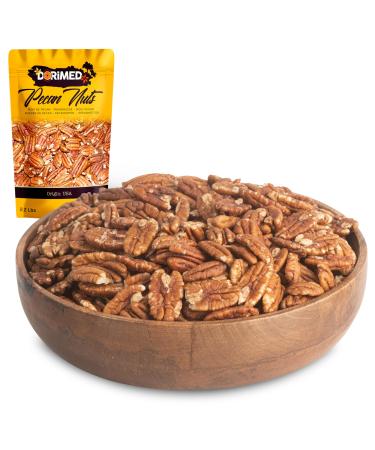 Pecans Naturlassen |1 kg of pecan nuts nut halves peeled natural origin |Unsalted raw sugar -free |Suitable for vegetarians and vegans |Made without genetic engineering |Dorimed