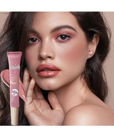  G n rique Cream Blush Cheeks Liquid Mousse Formula 4.84x0.98in Long Wearing Hydrating Tint Matte Natural Glow Finish Blendable Lightweight for Cheeks Lips Makeup - Buy Online on GoSupps.com