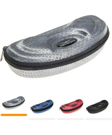 AqtivAqua Wide View Swimming Goggles - All Black + Silver Case - Ideal for Swim Workouts & Open Water - Indoor/Outdoor - Buy Online on GoSupps.com