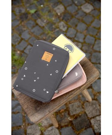 L SSIG Mama Maternity Pass Cover - U-Booklet Bag & Document Pouch in Soft Stripes Rose | Stylish & Functional Shipping Worldwide - Buy Online on GoSupps.com
