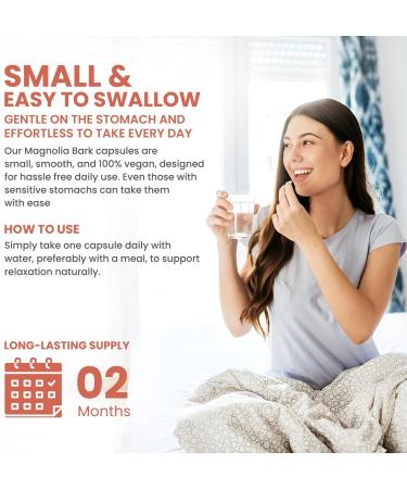  corce de Magnolia 15 000mg | Extrait 60:1 (250mg) | 60 G lules V ganes | 90% Magnolol & Honokiol | Haute Puissance | Test par un Laboratoire Tiers | GMP | Sans Gluten & Sans OGM - Buy Online on GoSupps.com
