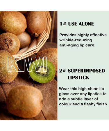 Kiwi Lip Protection Lip Balm Lip Oil No-Sticky Hydrating Lip Protection Anti-Drying Natural Lip Care All Day Moisturizing Care Lip Repair Lip Plumper Gloss - Buy Online on GoSupps.com