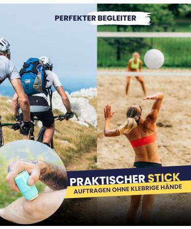 Fragrance-Free Vegan Sunscreen Stick for Face Neck & Shoulders - SPF 30 (40 ml) - Safe & Harmful Ingredient-Free | Start Pack - Buy Online on GoSupps.com