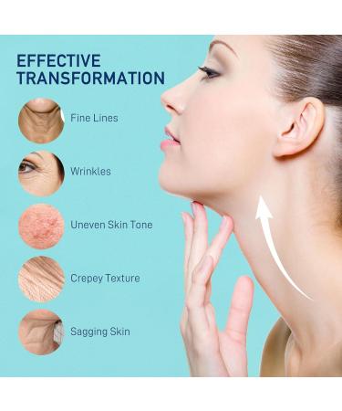 Retinol Neck Firming Cream - Advanced Face Tightening & Lifting | Hyaluronic Acid Collagen & Vitamin C | Reduces Wrinkles & Firms Skin (2.7 Oz - Buy Online on GoSupps.com