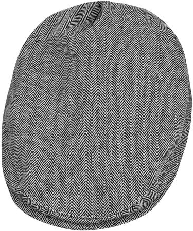 Mint Green Baby Boys Flat Cap | Gentleman Herringbone Tweed Newsboy Hat Dark Grey (1-2 Years) - Buy Online on GoSupps.com