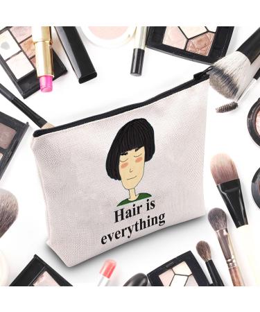 Clair New Haircut Wumpa Fleabag Cosmetic Bag - Hair is Everything Makeup Zip Pocket for Women & Girls - Buy Online on GoSupps.com