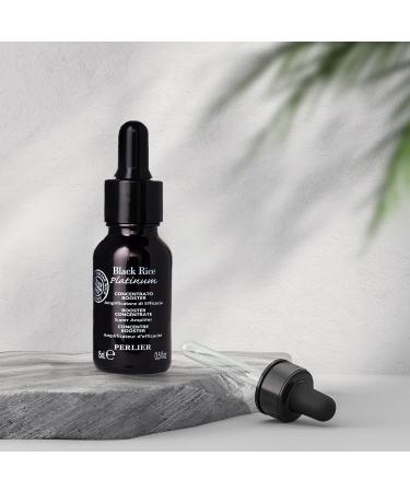 Perlier Black Rice Platinum Ultra Renewing Booster Face Serum - 0.5 fl. oz. | Shop Internationally for Youthful Glow - Buy Online on GoSupps.com