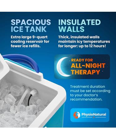 Cold Therapy System with Universal Pad for Hip, Back, or Knee - Post-Surgery Care for Surgeries, Osteoarthritis, Swelling, and Sprains - Buy Online on GoSupps.com